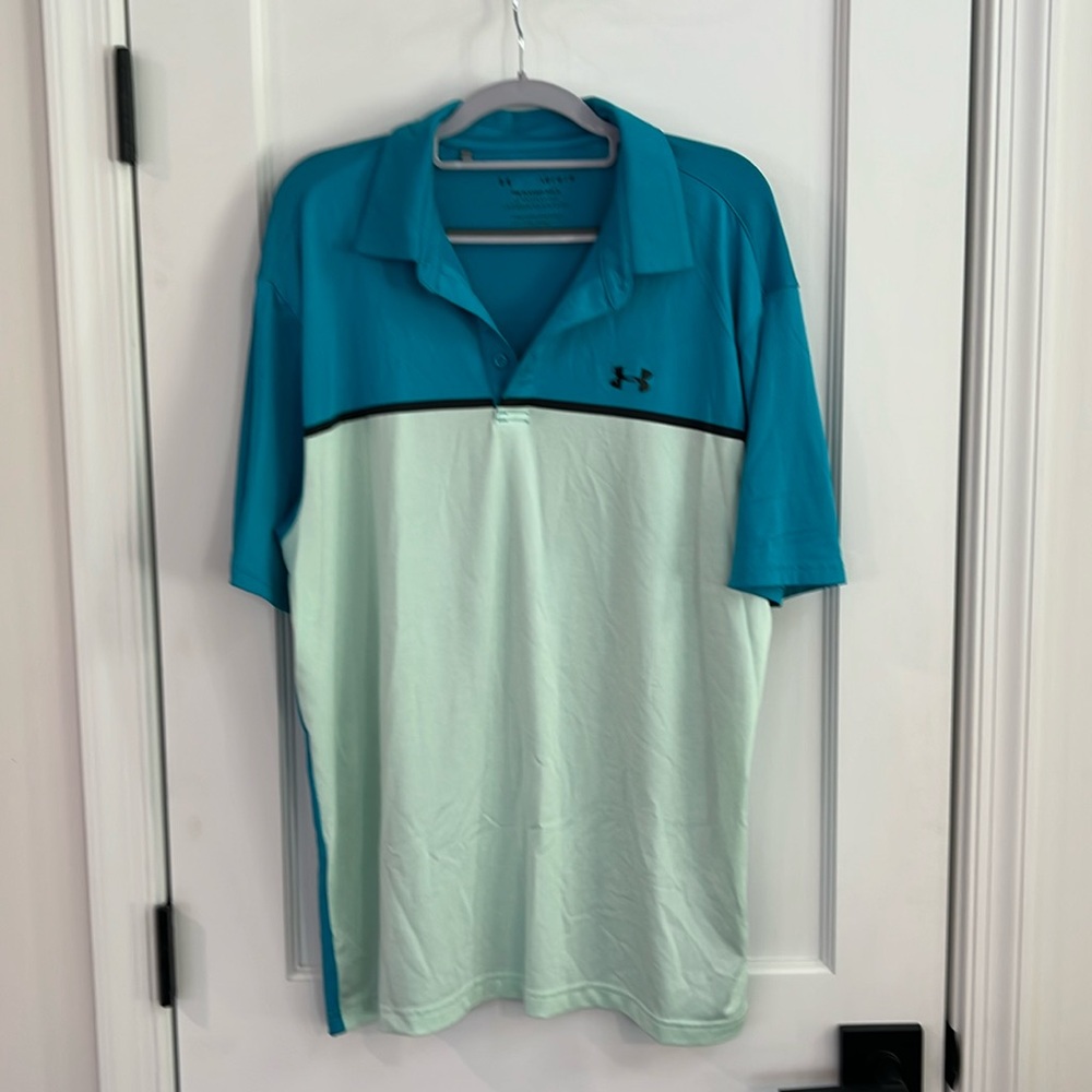 Mens under armour golf polo